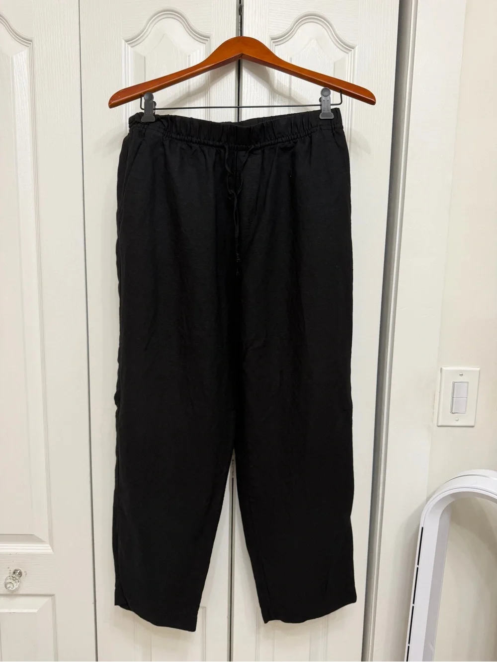 H&M Linen Blend Pull-On Pants